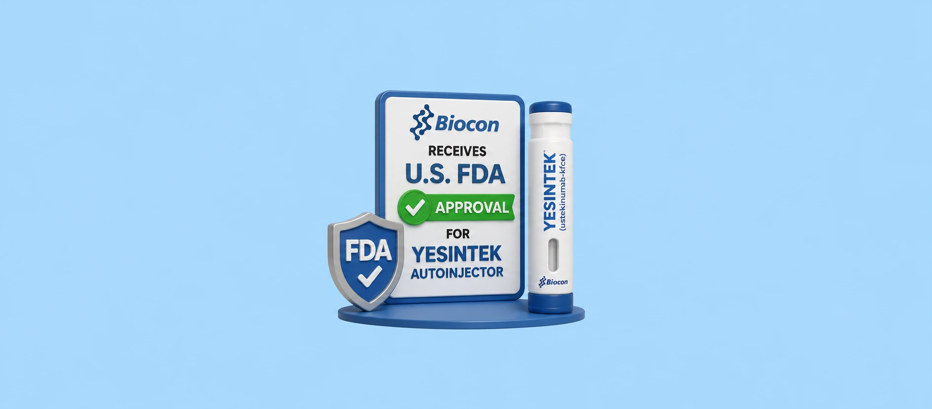 Biocon Receives U.S. FDA Approval for Yesintek Autoinjector